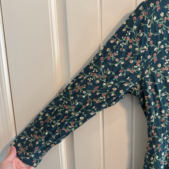 Vintage 80’s Harvest Time Women’s Floral Dress - Picture 4 of 8